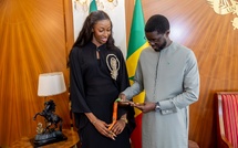 Palais : Saly Sarr reçue par le Président Diomaye Faye après sa médaille de bronze 