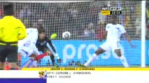 (Vidéo) Foot-CM-Groupe H: Espagne vs Honduras: Villa remet l'Espagne dans le droit chemin